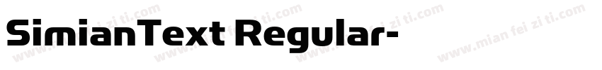SimianText Regular字体转换